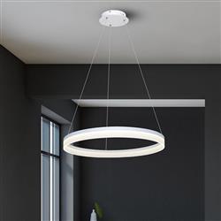 Ring White LED Large Ceiling Pendant ML066