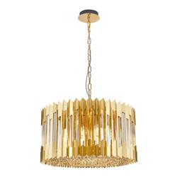 Ritz Crystal 12 Light Ceiling Pendants