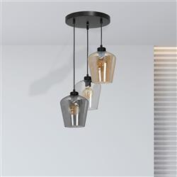 Santiago 3-Light Ceiling Pendants