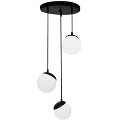 Sfera Round Triple Ceiling Pendants