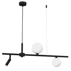 Sirio 3-Light Black Finish Ceiling Pendant MLP8407