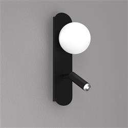 Sirio Double Black Finish Dual Wall Light MLP8404