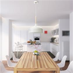 Taylor Metal and Natural Wood Pendants