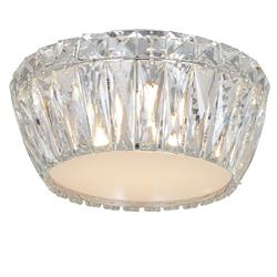 Midra 3-Light Crystal And Chrome Flush Fitting LS0803FLCH