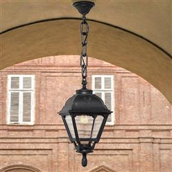 Cefa Black Resin IP55 Outdoor Hanging Lantern SICHEM/CEFA