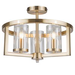 Havel 3-Light Semi-Flush Fittings