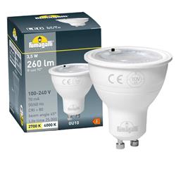 Dual Temperature 3.5w CCT LED GU10 Bulb H.LED.GU10.CCT