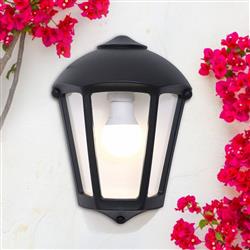 Fabio Resin IP55 Wall Half Lanterns