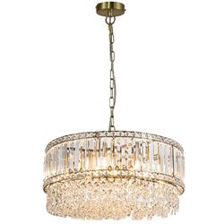 Miquella 9-light Large Crystal Ceiling Pendants