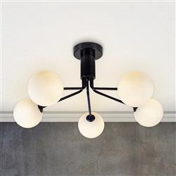 Gostoc 5-Light Semi Flush Ceiling Fittings