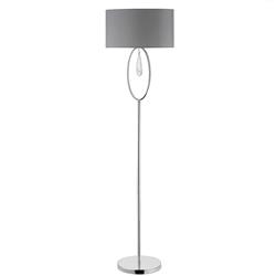 Trina Oval Chrome and Crystal Floor Lamp LS3301CHFL