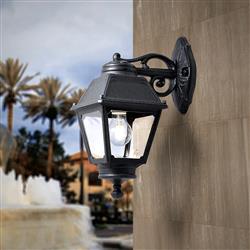 Mary Black Resin IP55 Dual-Fix Wall Light BISSO/MARY