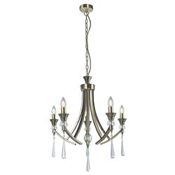 Lorian 5-Arm Crystal Ceiling Lights