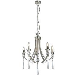 Lorian 5-Arm Crystal Ceiling Lights