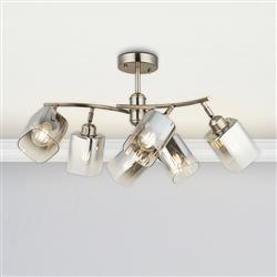 Seath 6-Light Semi Flush Fittings