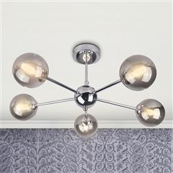 Vaati 5-Arm Semi-Flush Ceiling Light