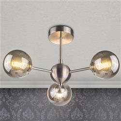 Vaati Semi-Flush 3-Arm Ceiling Light