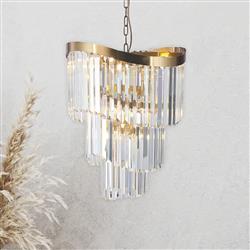 Leyndell 6-Light Clear Crystal Pendants