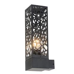 Zant IP44 Black Outdoor Wall Light LS39901WLBL