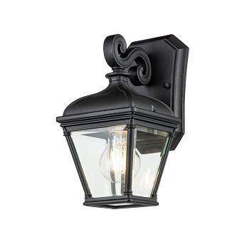 Bayview IP44 Rated Small Black Outdoor Wall Light BAYVIEW-2S-BK