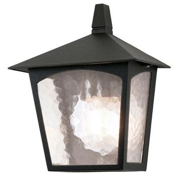 York IP23 Porch Wall Light Black Finish BL15