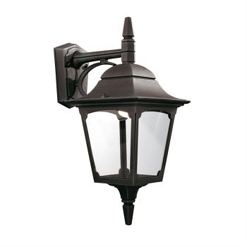 Chapel Black Outdoor IP44 Wall Light CP2-Black