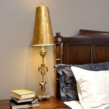 Fragment Aged Gold Table Lamp FB-FRAGMENT-TL-G