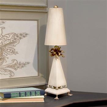 Leda Cream Patina And Gold Leaf Table Lamp FB-LEDA-TL