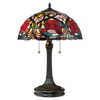 Larissa Tiffany Bronze Table Lamp QZ-LARISSA-TL