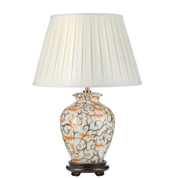 Soling Orange And Green Table Lamp DL-SOLING-TL