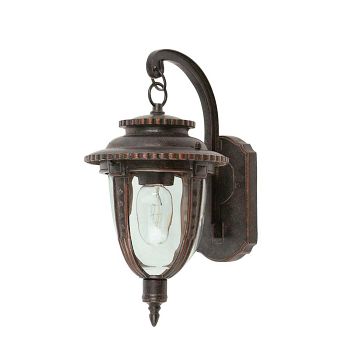 St Louis Weathered Bronze IP44 Large Outdoor Wall Light STL2-M-WB