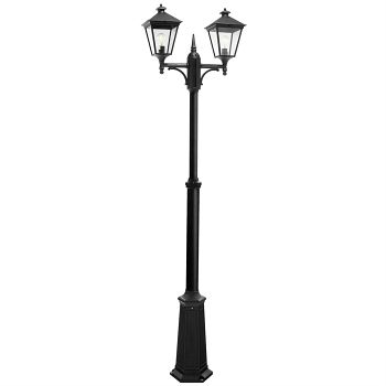 Turin IP54 Exterior Lamp Post Black Finish T6-BLACK