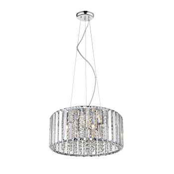 Diore 6 Light Crystal Pendant Fitting CFH1925/06/CH