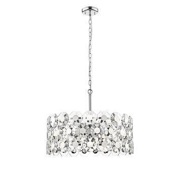 Bahamas Large 7 Light Chrome And Crystal Pendant Fitting CF2107/07/CH