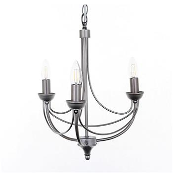 Cirrus Silver 3 Arm Pendant Light SMC00003/NAT