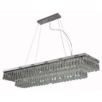 Lilou 18 Light Chrome And Crystal Pendant Fitting CFH1708/18/CH