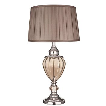 Greyson LED Chrome/Glass Urn Table Lamp