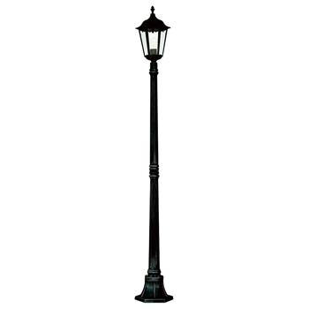 Alex IP44 Traditional Black Outdoor Tall Lamp Post 82508BK