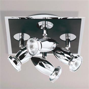 Comet Black Chrome 4-Headed Spotlight7494