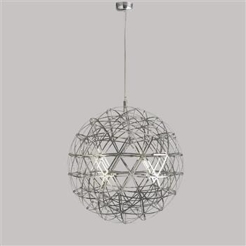 Galaxy Dimmable Chrome Large Ball Pendant 6503-600-LED