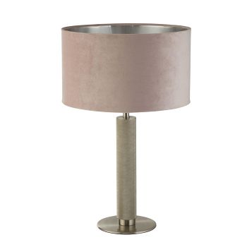 London Satin Silver Finished Table Lamps