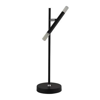 Wands LED Matt Black & Opal Acrylic Table Lamp 4867BK