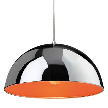 Bistro Polished Chrome Domed Pendant