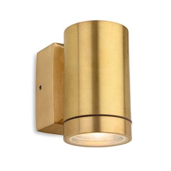 Nautic IP64 Solid Brass Single Outdoor Wall Light 4148BR
