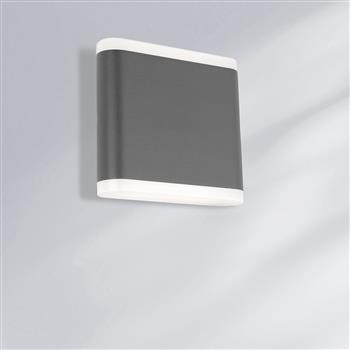 Pisa IP65 Rated LED Graphite Outdoor Wall Light 4137GP