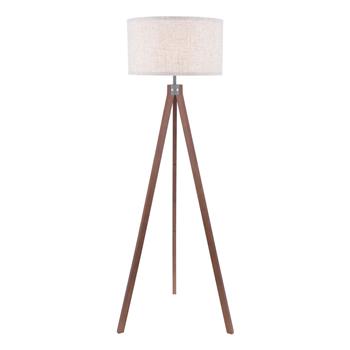 Armitage Natural Linen Shade Tripod Floor Lamp 