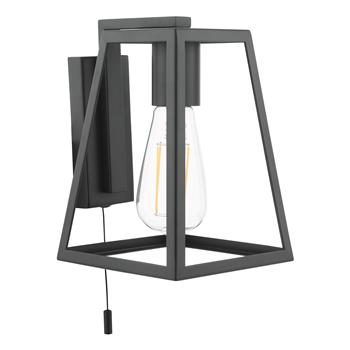 Claudia Matt Black Open Frame Single Wall Light CLA0722