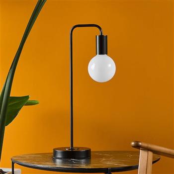 Dena Slimline Matt Black Table Lamp DEN4222