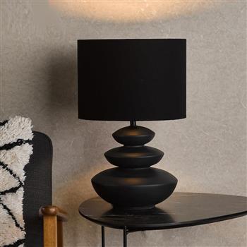 Discus Ceramic Disc Table Lamp And Matching Shade