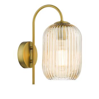 Idra Ribbed Glass Oversized Single Wall Light